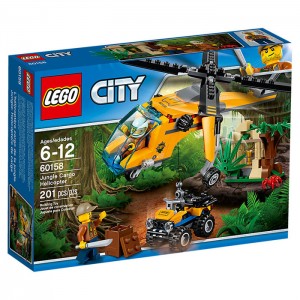 Конструктор Lego Lego City 60158 Лего Город Грузовой вертолёт исследователей джунглей