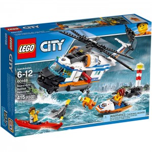 Конструктор Lego Lego City 60166 Лего Город Сверхмощный спасательный вертолёт