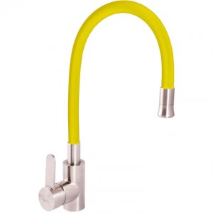 Смеситель для кухни Zerix LR74004-4 ZX0923 Желтый Нержавеющая сталь