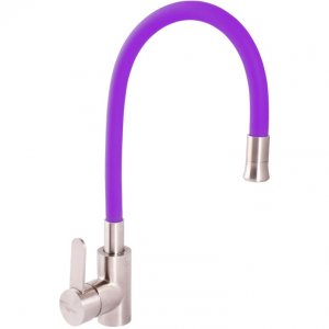 Смеситель для кухни Zerix LR74004-8 ZX0922 Фиолетовый Нержавеющая сталь