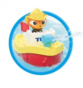 Игрушка для ванной Tomy Пожарный катер (на д/у) E72425