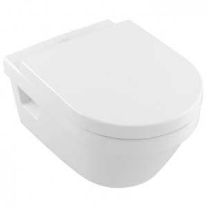 Унитаз Villeroy&Boch Architectura 4687R0 подвесной CeramicPlus без сиденья (4687R0R1)