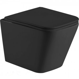 Унитаз WeltWasser Gelbach 004 GL-BL 10000003916 подвесной Черный глянец с сиденьем Микролифт