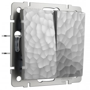 Выключатель Werkel 4690389162404 Hammer серебряный