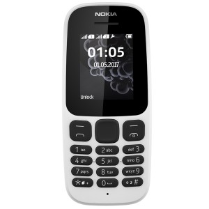 Мобильный телефон Nokia 105 (TA-1034) Dual Sim White