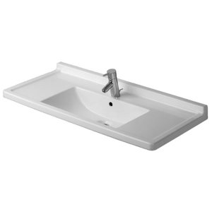 Раковина-столешница Duravit Starck 3 105 0304100000 Белая