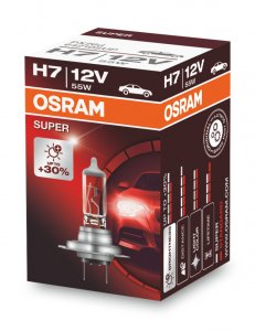Галогенная автолампа Osram SUPER H7 (64210SUP)