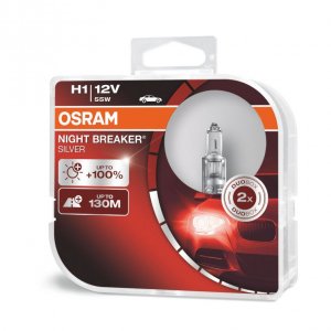 Галогенная лампа Osram NIGHT BREAKER SILVER 55 Вт P14.5s 1550 лм (64150NBS-HCB)