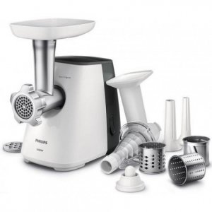 Мясорубка Philips HR2714 Daily Collection белый/черный (HR2714/30)
