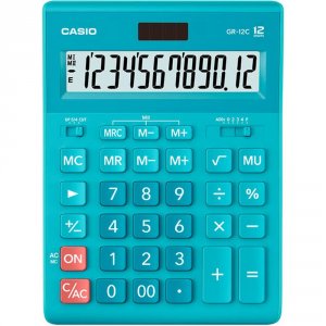 Калькуляторы Casio GR-12C-LB-W-EP