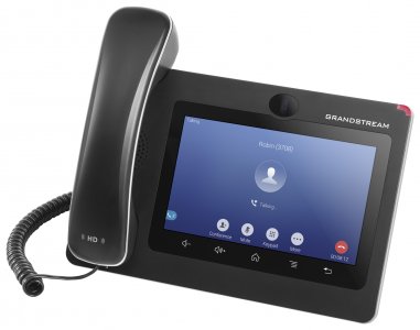 Системный телефон Grandstream GXV3370 чёрный (GXV-3370)