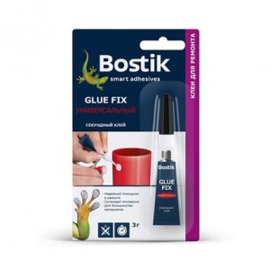 Универсальный клей BOSTIK Glue Fix 3 г прозрачный