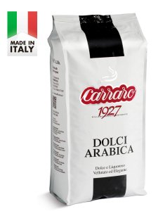 Кофе в зернах Carraro Dolci Arabica 1 кг кофе в зернах