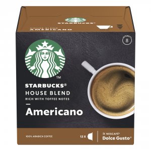 Кофе в капсулах Starbucks House Blend Americano для Nescafe DolceGusto, 12шт (12420123)