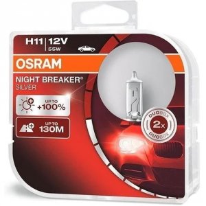 Галогенная лампа Osram NIGHT BREAKER SILVER PGJ19-2 55 Вт 1350 лм (64211NBS-HCB)