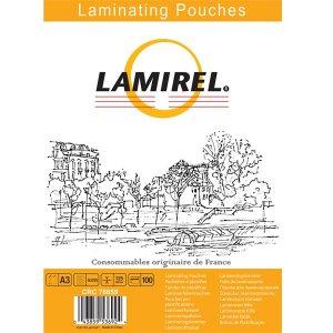 Пленка для ламинирования Lamirel А3,125 мкм, 100 шт (CRC78659) (LA-78659)