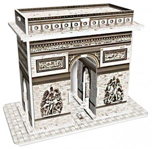 3D пазлы CubicFun Cubic Fun S3014 Кубик фан Триумфальная арка (Франция) (мини серия)