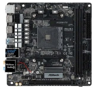 Материнская плата AsRock A320M-ITX