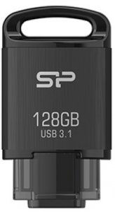 USB флешка Silicon Power Mobile C10 128Gb (черный) (SP128GBUC3C10V1K)