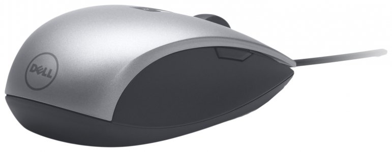 Мышь проводная Dell J664D чёрный (570-10523)