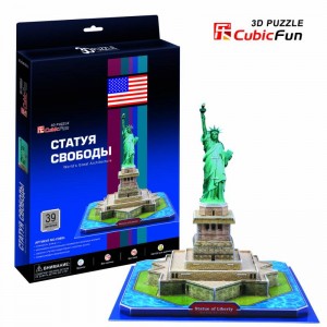 3D пазлы CubicFun Cubic Fun C080h Кубик фан Статуя Свободы (США)
