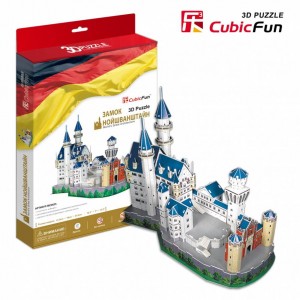 3D пазлы CubicFun Cubic Fun MC062h Кубик фан Замок Нойшванштайн (Германия)