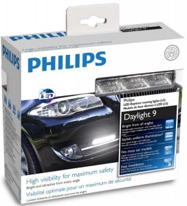 Дневные ходовые огни Philips LED Daylight 9 2шт. (12831 WLEDX1)