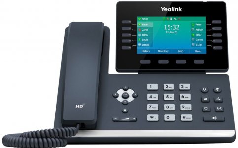 Системный телефон Yealink SIP-T54W чёрный