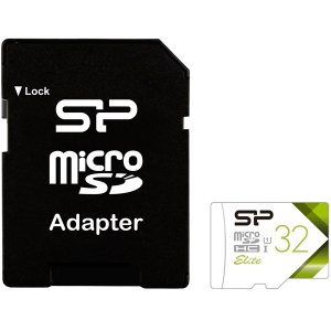 Карта памяти Silicon Power microSDHC 32GB Elite + адаптер (SP032GBSTHBU1V21SP)