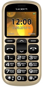 Мобильный телефон teXet TM-B306 Золотой