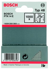 Гвозди для степлера Bosch 14 мм 1000 шт. (1609200393)