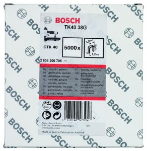 Скобы для степлера Bosch 2608200705 40 мм, тип 55, 5000 шт.