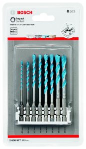 Набор сверл Bosch Ф8х100мм (hex-9 multiconstruction 2608577141)