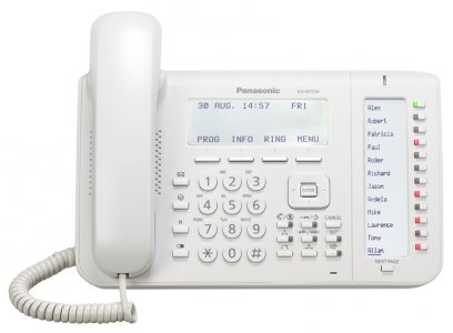 Системный телефон Panasonic KX-NT556 белый (KX-NT556RU)