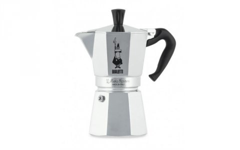 Кофеварка Bialetti Moka Express 6 порц.+кофе молотый Hazelnut 200г