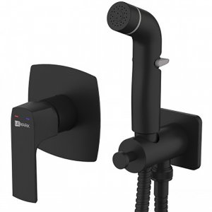 Гигиенический душ со смесителем Lemark Ursus LM7219BL Черный