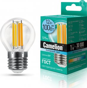 Лампочка Camelion LED12-G45-FL/845/E27