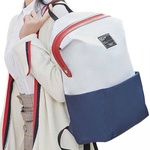 Рюкзаки, чемоданы, сумки Xiaomi NINETYGO Lecturer Leisure Backpack для ноутбука 13.3 (бело-синий) (6971732586039)