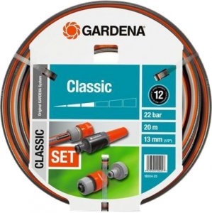 Насадки для шлангов Gardena Classic 18004 20м 13мм (1/2'') с фиттингами (18004-20.000.00)