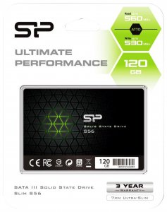 Внутренний SSD Silicon Power S56 SP120GBSS3S56B25RM 120GB
