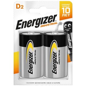 Батарейки Energizer Industrial D-LR20, 2 шт. (E301425000)