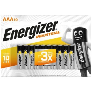 Батарейки Energizer Industrial AAA-LR03, 10 шт. (E301424800)