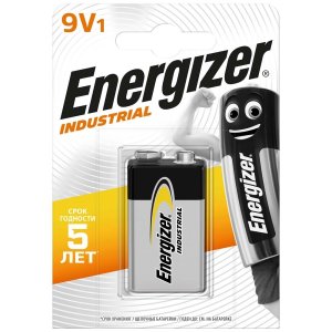 Батарейка Energizer Industrial 6LR61 9V, 1 шт. (E301425100)