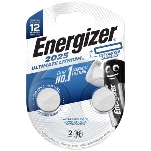 Батарейки Energizer Ultimate Lithium CR2025 BP2 2 шт. (E301319400)