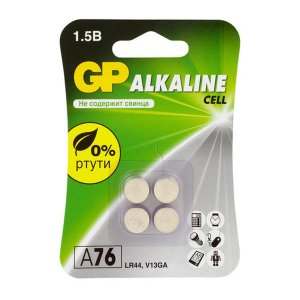 Батарейки GP A76 Alkaline Cell, 4 шт (GPA76F-2CRU4)