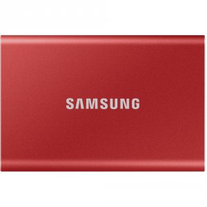 SSD накопители Samsung T7 500Gb (красный) (MU-PC500R/WW)