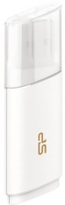 USB флешка Silicon Power Blaze B06 128Gb (белый) (SP128GBUF3B06V1W)