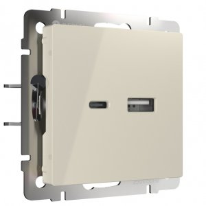 Розетка Werkel 4690389171376 Слоновая кость