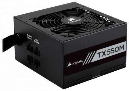 Блоки питания Corsair TX550M (черный) (CP-9020133-EU)
