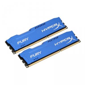 Оперативная память Kingston DDR3 8GB HyperX Fury Blue HX313C9FK2/8 (синий)